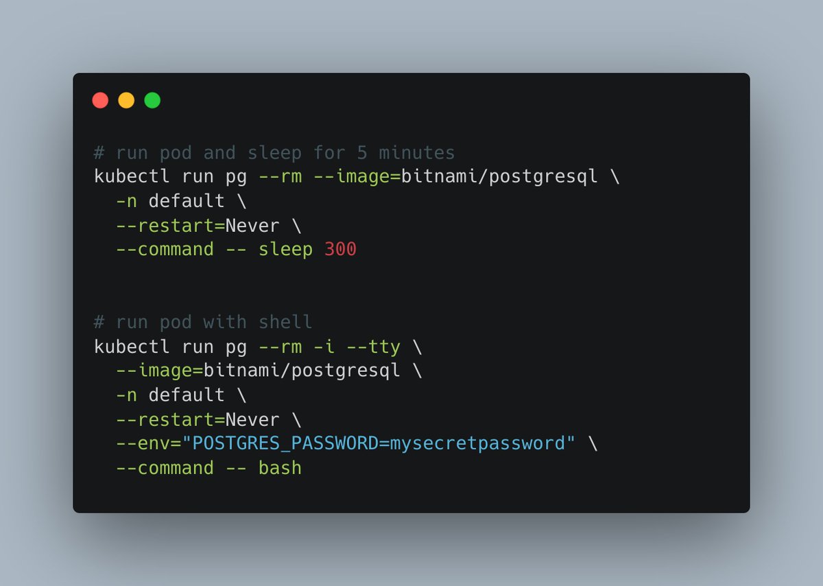 alazycoder2's tweet image. #kubectl run pod directly in k8s cluster