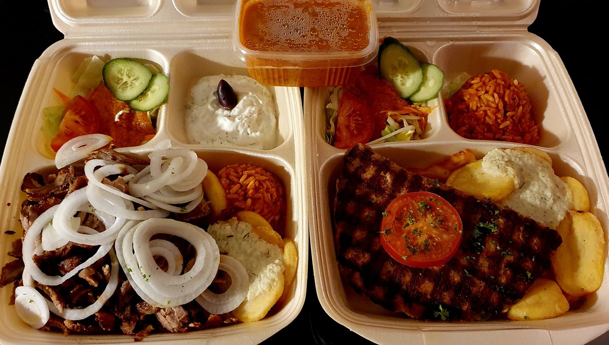 Today we finally had #Greek #food again for the first time in a long time - so #delicious 😋 😋 😋 only to take away (because it was spontaneous), but still incredibly good!