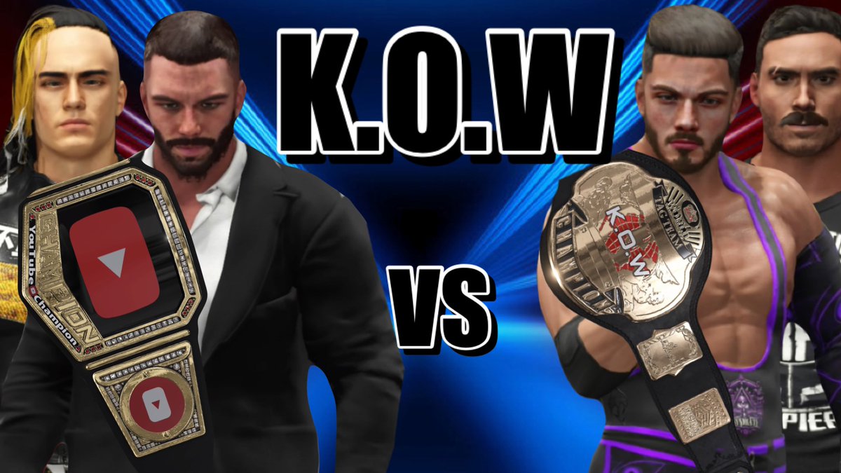 It will be YouTube World Champion Jigs &amp; Jackson Knight VS the World Tag Team Champions Ethan Rose &amp; Roy Pierce, next here on Revolution!

#WWE2K #KOW #REVOLUTION