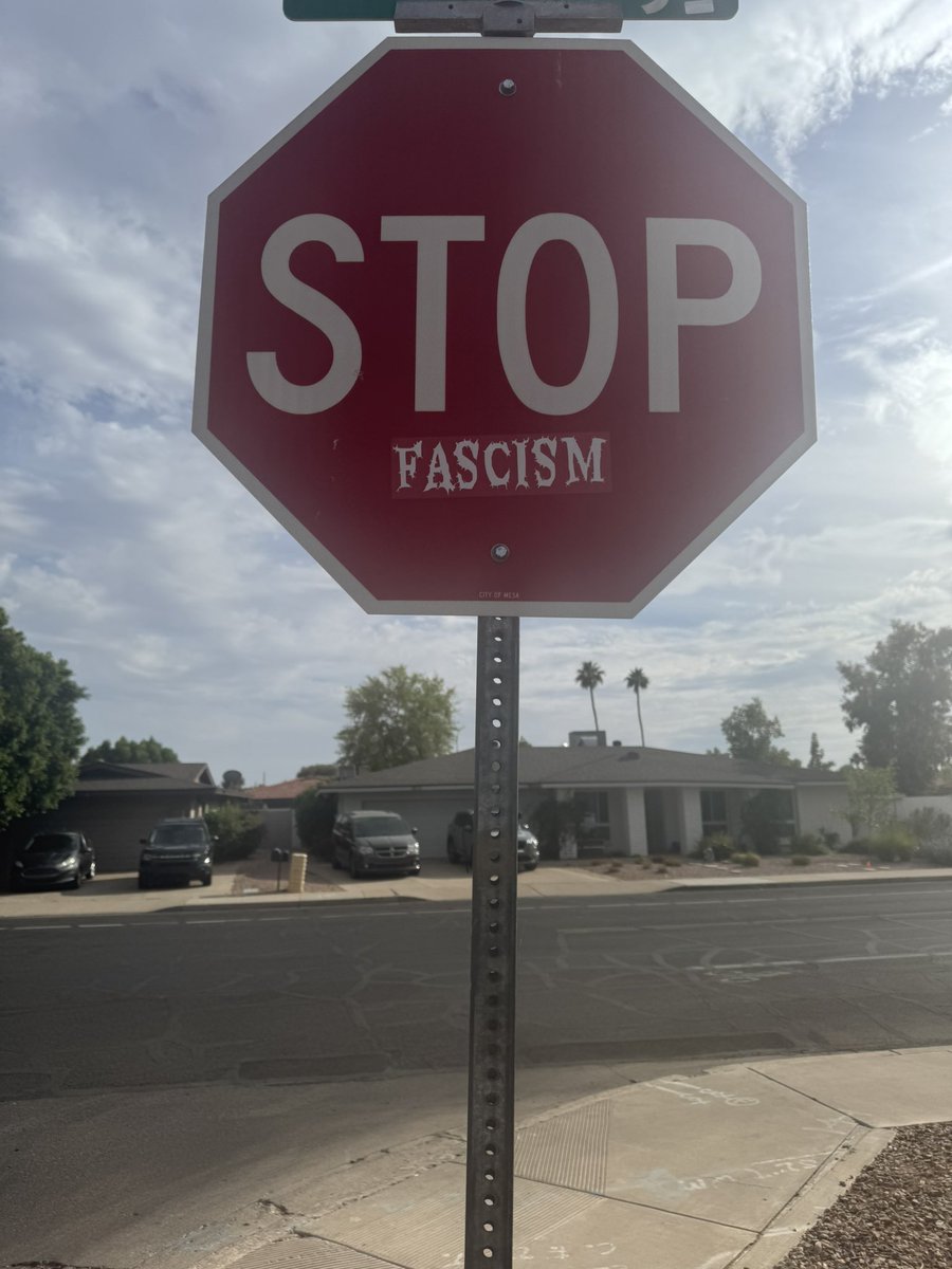 Down the street from my house. 👍