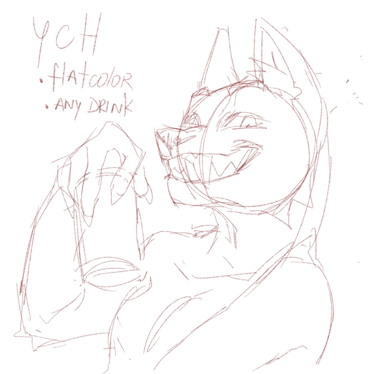 New ych, only 3 slots for 1️⃣2️⃣ usd (via kofi)
I'm glad to be posting some art again, so I come with this offer trying out my new supplies. 
#furry #commissionsopen