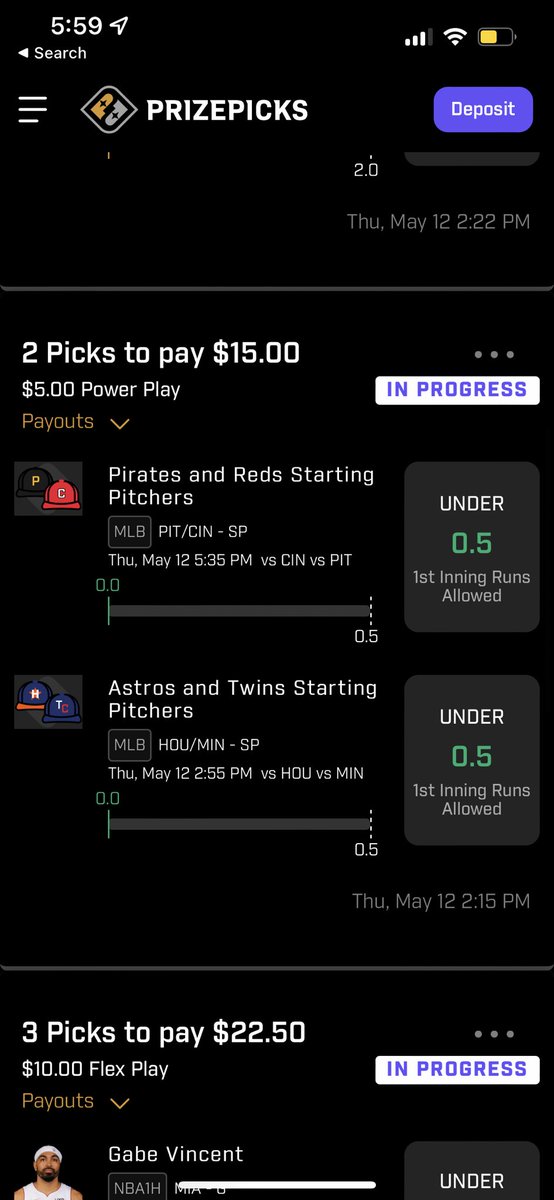🗓️Tomorrow marks the 3 year anniversary of TroubleBets!

In honor, here are the first slips I ever posted on May 12, 2022

Humble beginnings indeed😌

#PrizePicks #GamblingX #Throwback #DFS