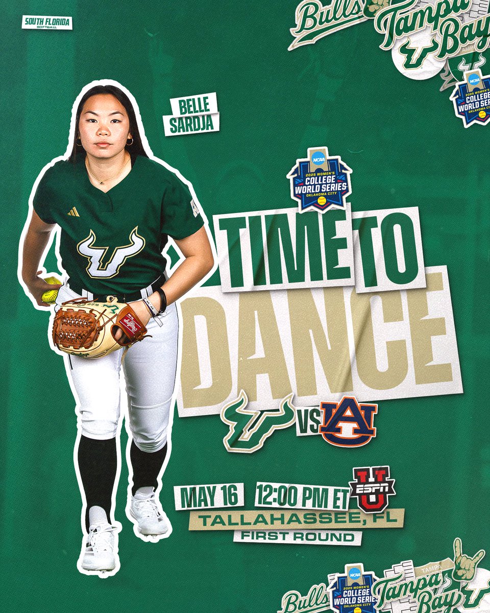 The matchup.

More info: gobulls.co/3SwAmDG

#HornsUp 🤘 x #RoadToTheWCWS