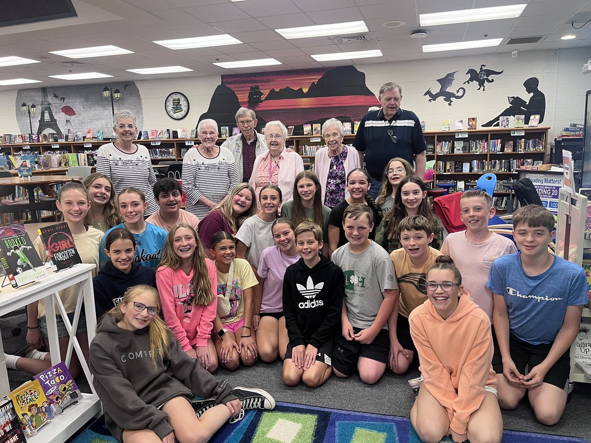 LibraryRmms's tweet image. We had our final Glebe Club meeting of the year on Friday. It has been such a remarkable time thanks to these amazing residents and students. Already excited about next year! ❤️🎉