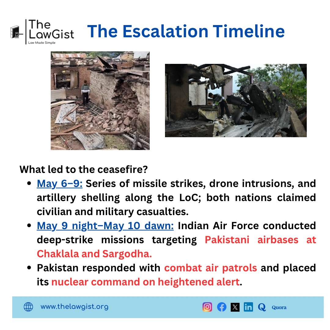 thelawgist's tweet image. Ceasefire ≠ Peace Treaty.
It’s a timeout, not a truce.
A ceasefire pauses the bullets—doesn’t erase the war.
Here’s what it really means, and why it matters today:
#Ceasefire #IndiaPakistan #GeopoliticsExplained #CeasefireViolation