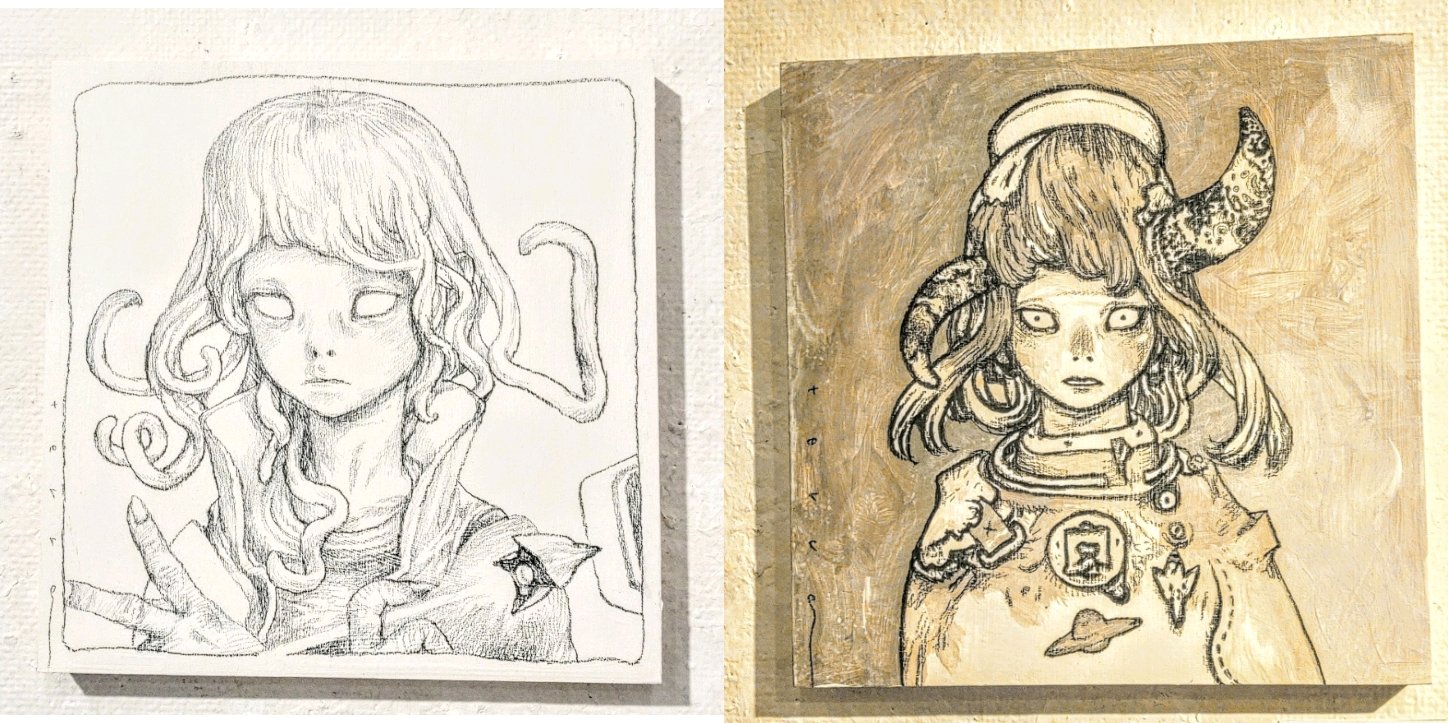 寺田 克也　直筆イラスト原画 寺田克也 直筆原画