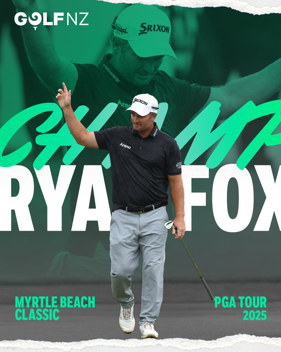 Congratulations to Ryan Fox on his dramatic first PGA TOUR win at the Myrtle Beach Classic!

Read all about it here: bit.ly/4d999QS