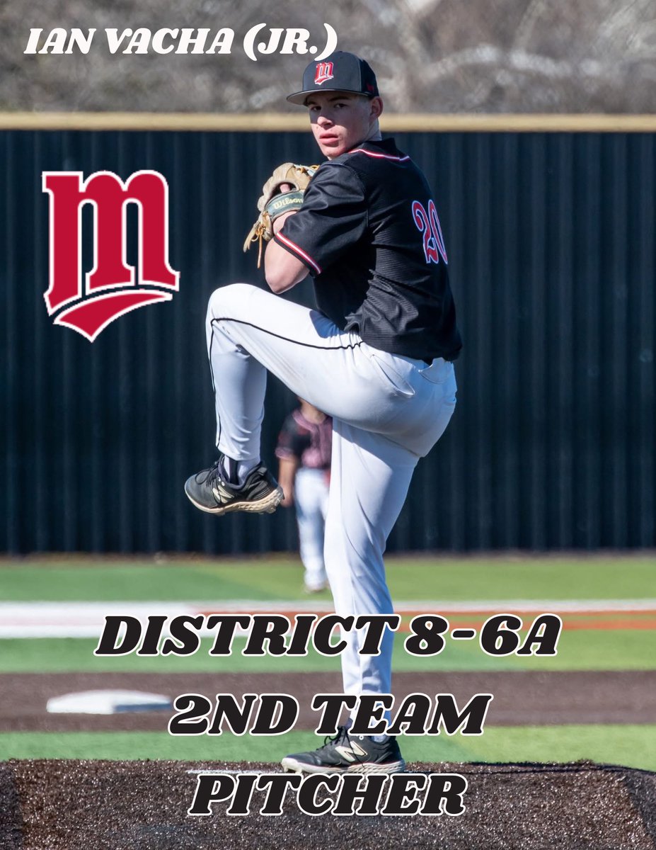 Congratulations to Junior Pitcher Ian Vacha. 🏆