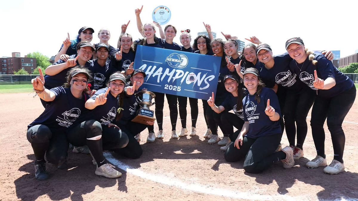 NEWMAC (@newmacsports) on Twitter photo NEWMAC SOFTBALL CHAMPIONSHIP 🥎
<a href="/MITAthletics/">MIT Athletics</a> wins their 3rd-straight NEWMAC title, securing an AQ into the NCAA Tournament.
The Engineers will find out their NCAA match-up on Monday at 11 a.m.
Recap ➡️ ow.ly/4xkp50VQFYh
#GoNEWMAC // #WhyD3 NEWMAC SOFTBALL CHAMPIONSHIP 🥎
<a href="/MITAthletics/">MIT Athletics</a> wins their 3rd-straight NEWMAC title, securing an AQ into the NCAA Tournament.
The Engineers will find out their NCAA match-up on Monday at 11 a.m.
Recap ➡️ ow.ly/4xkp50VQFYh
#GoNEWMAC // #WhyD3