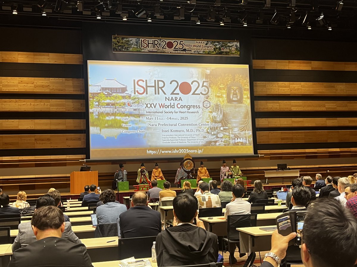 JMCC Plus (@jmccplus) on Twitter photo The 25th World Congress of #ISHR 2025 in Nara, Japan, has officially begun with over 1000 members attending! A fantastic start to the conference, welcomed by traditional Japanese music, before hearing from this years' ISHR awardees.
<a href="/ISHR_ES/">ISHR European Section</a> <a href="/ISHR_AUS/">ISHR Australasian Section</a> <a href="/ISHR_NAS/">ISHR North American Section</a> <a href="/ISHR_ECI/">ISHR International ECI Committee</a> The 25th World Congress of #ISHR 2025 in Nara, Japan, has officially begun with over 1000 members attending! A fantastic start to the conference, welcomed by traditional Japanese music, before hearing from this years' ISHR awardees.
<a href="/ISHR_ES/">ISHR European Section</a> <a href="/ISHR_AUS/">ISHR Australasian Section</a> <a href="/ISHR_NAS/">ISHR North American Section</a> <a href="/ISHR_ECI/">ISHR International ECI Committee</a>