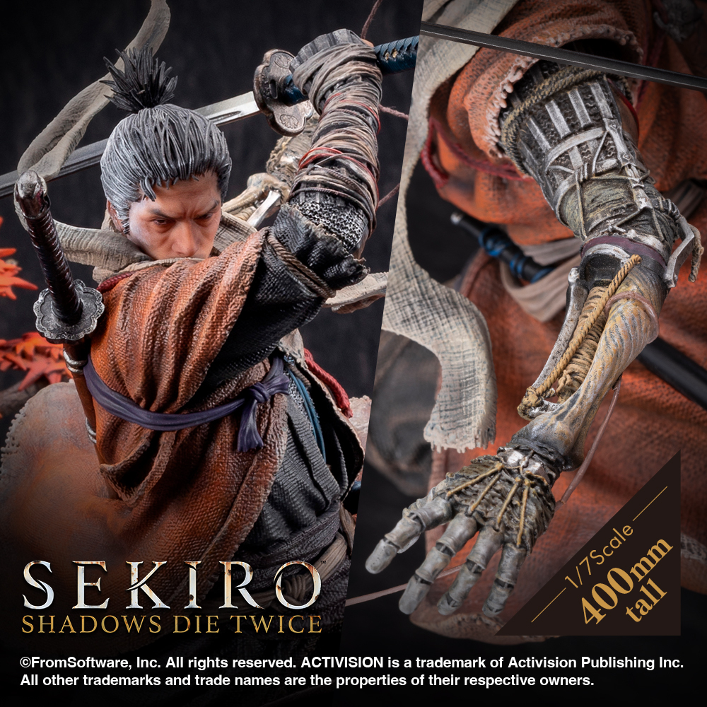 Gecco sekiro 隻狼 1/6スタチュー 特典義手パーツ付 狼 1/6スケール