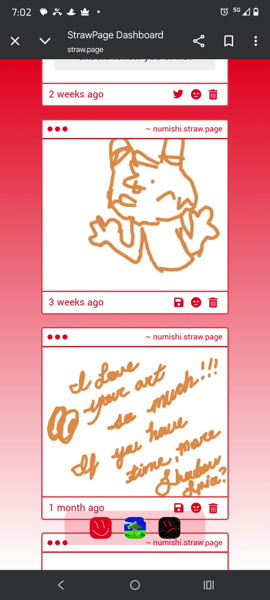 Numishi1's tweet image. I&apos;m so so so soooooo sorry if I didn&apos;t checked my straw page gimmicks AAA but Ty for this silly doodles &amp;lt;333