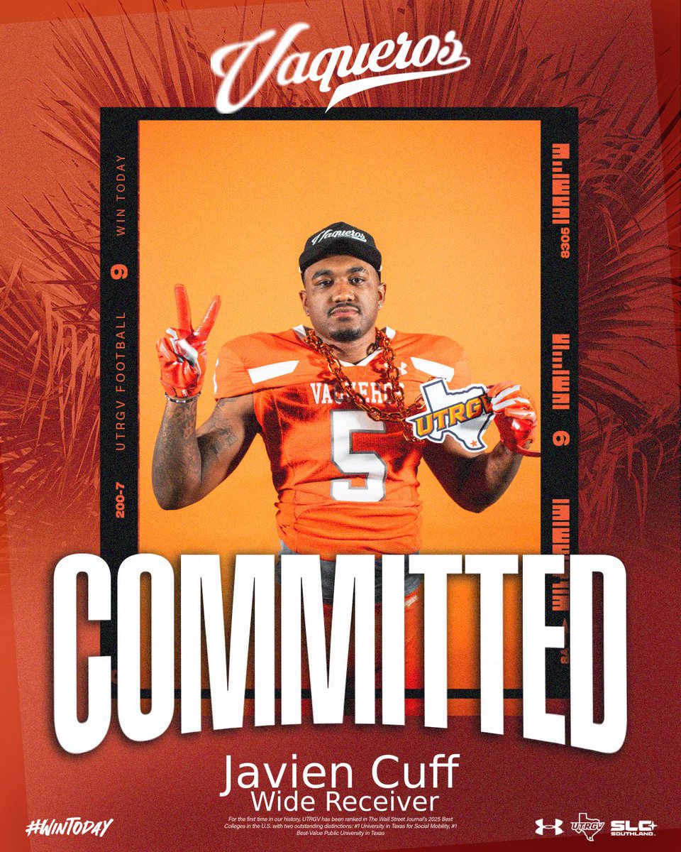 javiencuff's tweet image. I appreciate everyone who has recruited me thus far and reached out to me to come to their program. With that being said me and my family have decided that it’s in my best interest to take my talents to UTRGV!! 
✌🏾up !!