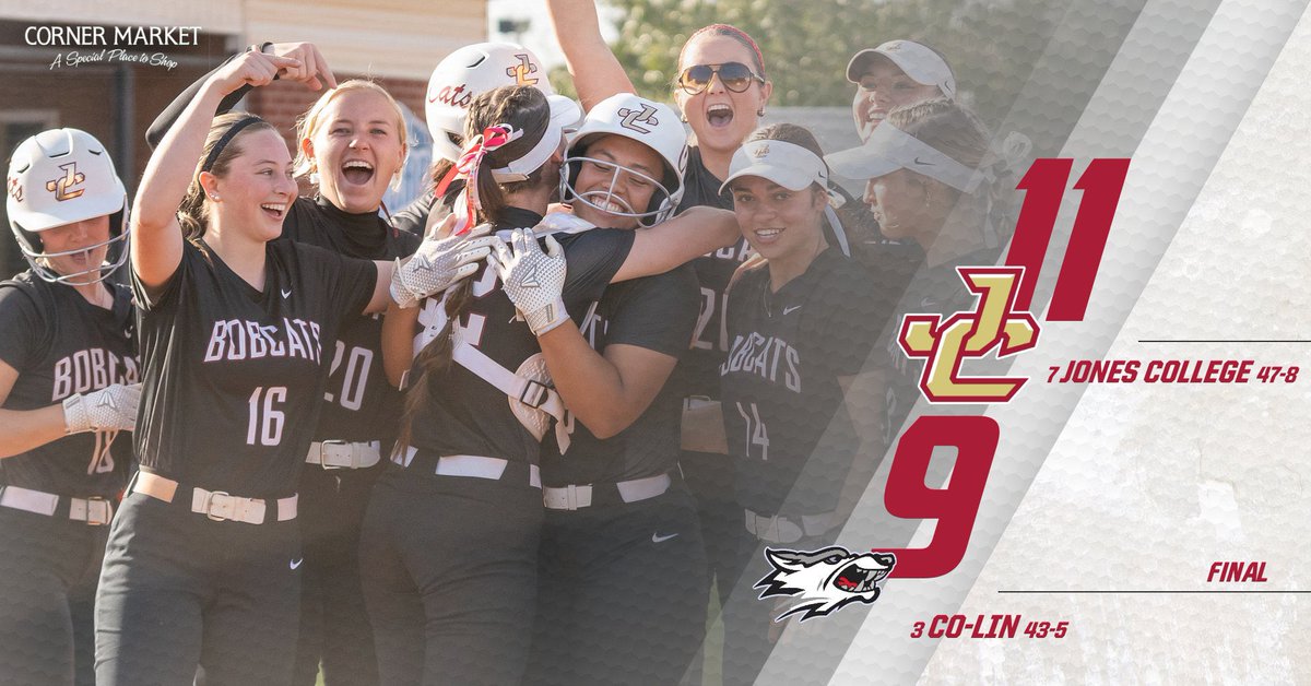 The "championship black" unis strike again. An insane comeback in Wesson gives Jones College (47-8) its second straight NJCAA Region 23 Championship and seventh in program history.