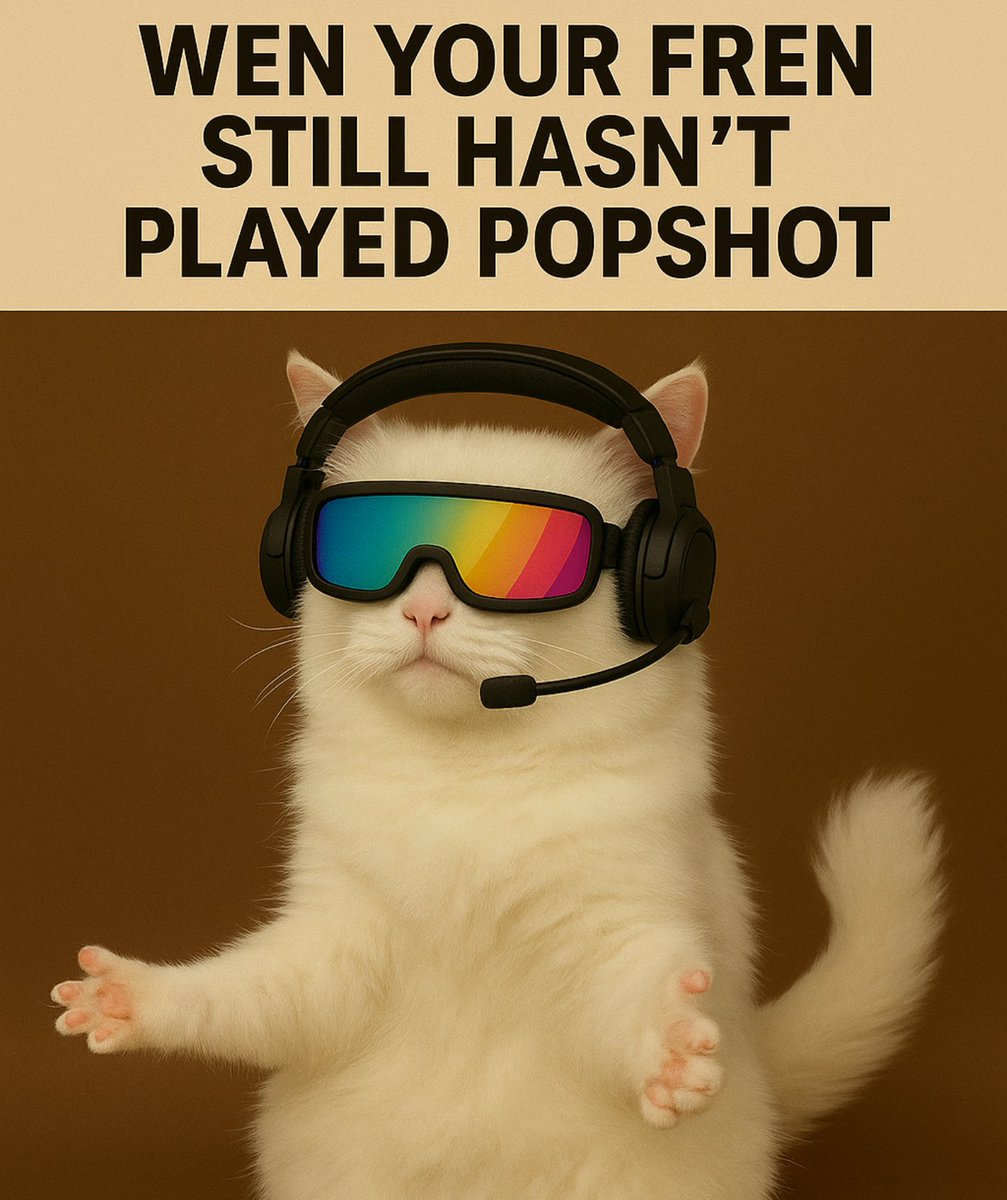 popshotsol's tweet photo. Its time anon, every degen must play a round of #popshot ๐พ๐ฏ
https://t.co/dF22C8QXgP
$SHOT $POPCAT $SOL #Pumpfunmeme #pumpfunlive https://t.co/Fx734zDHtg