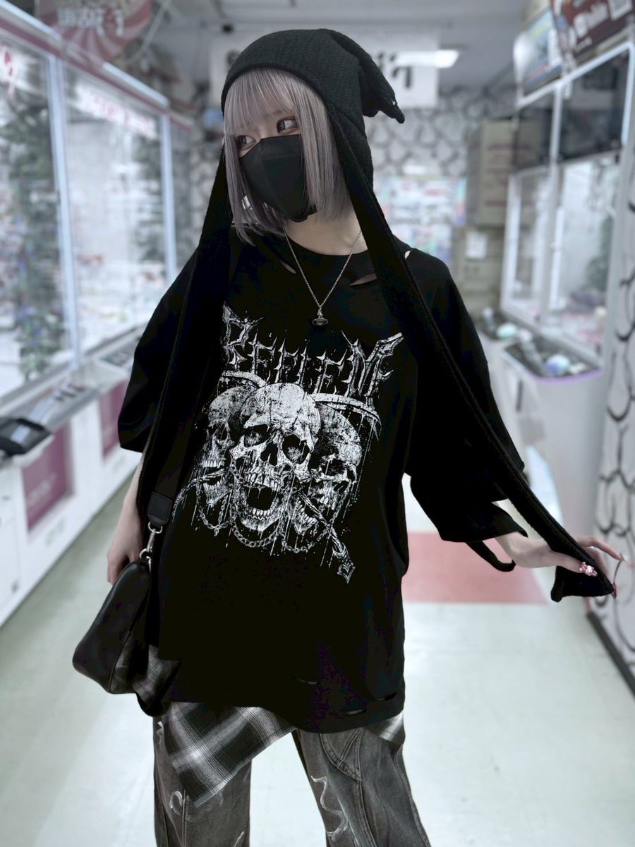 candy_creo's tweet photo. NEW ITEM✨
【REFLEM】
スカルプリントダメージ加工半袖Tシャツ
¥7,590-

※商品や通販についてはDMかコメントにてお気軽にお問い合わせください✨

【CANDY熊本】
〒860-0808
熊本県熊本市中央区手取本町4-10
トーキ第一ビル2F
営業時間
12:00-20:00

#サブカル #グランジファッション #y2k https://t.co/LjI54u8Vmz