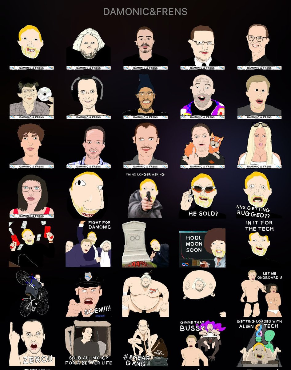TrapDefi's tweet image. Who made these stickers on @telegram 😂

#WENCAFFEINE #DFINITY $ICP ♾️