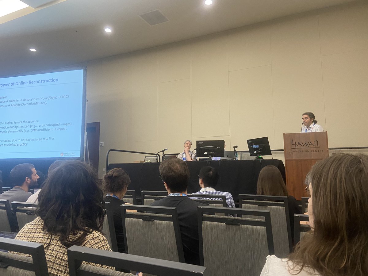 Sila Kurugol (@silakurugol) on Twitter photo Do not miss online MRI reconstruction tutorial by <a href="/OnurAfacanMRI/">Onur Afacan</a> at #ismrm2025 #ismrm25 happening now at room 313A Do not miss online MRI reconstruction tutorial by <a href="/OnurAfacanMRI/">Onur Afacan</a> at #ismrm2025 #ismrm25 happening now at room 313A