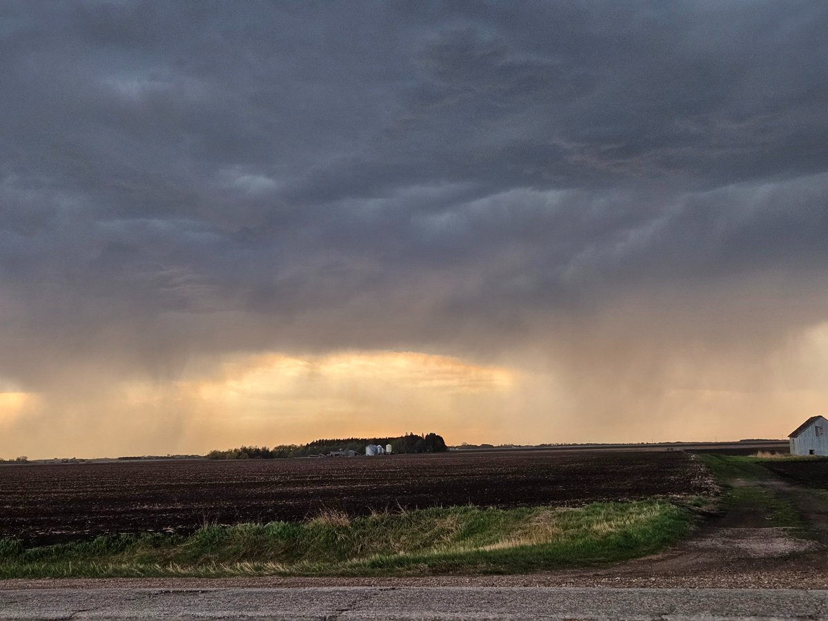 tempests98's tweet image. Severe warned storms by Holland 8:30 pm #mbstorm