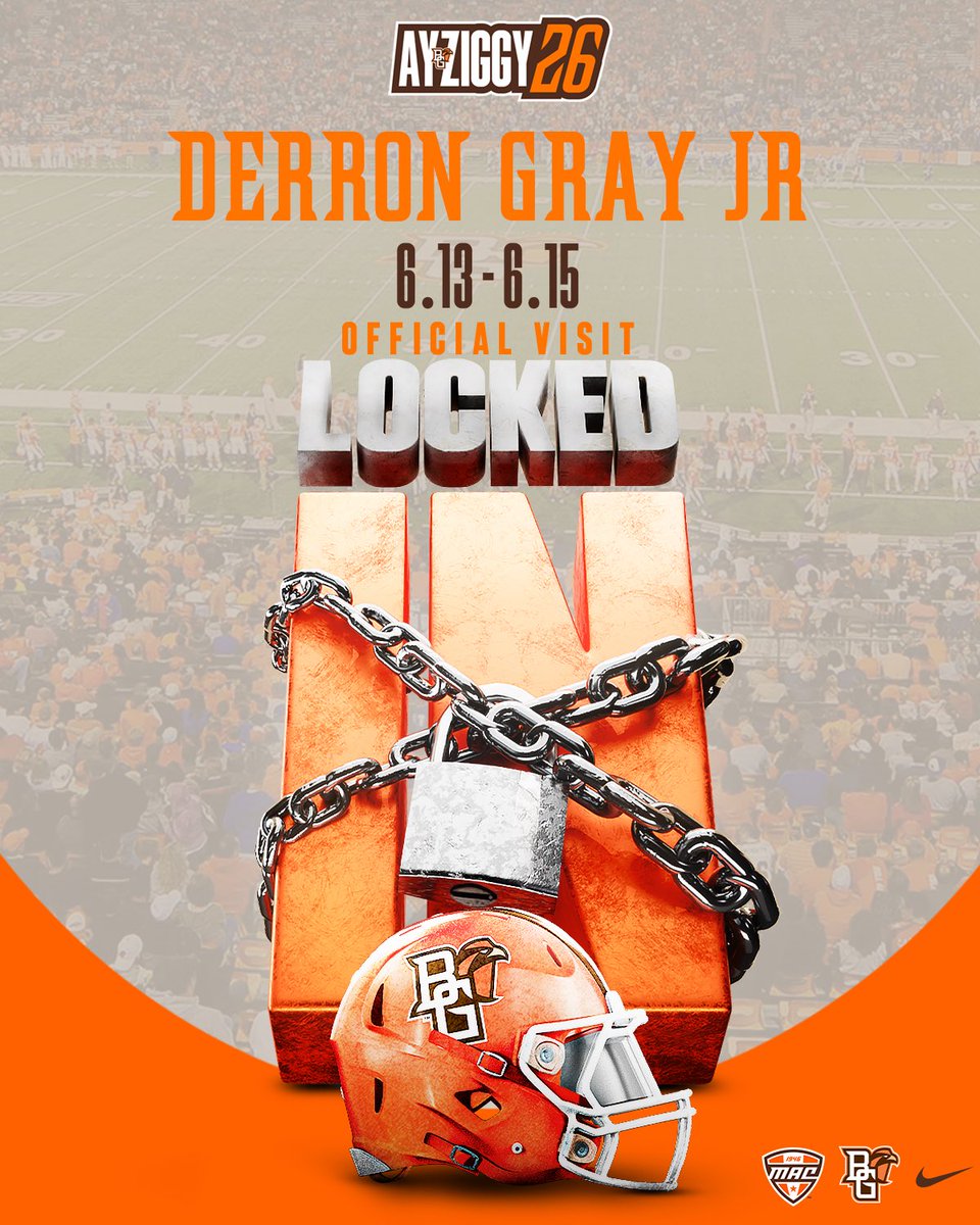 Derron Gray Jr (@derrong16) on Twitter photo I will be taking an Official Visit to Bowling green june 13-15 !!!
<a href="/BG_Football/">BGSU Football</a> @eddiegeorge2727 @chadsimmons_ <a href="/MSR_Ohio/">John McCallister</a> @jaredluginbill @mark__porter @bryan_ault <a href="/247Sports/">247Sports</a> <a href="/Rivals/">Rivals</a>
@allentrieu @gregsmithrivals @mohrRecruiting @efrantzMP I will be taking an Official Visit to Bowling green june 13-15 !!!
<a href="/BG_Football/">BGSU Football</a> @eddiegeorge2727 @chadsimmons_ <a href="/MSR_Ohio/">John McCallister</a> @jaredluginbill @mark__porter @bryan_ault <a href="/247Sports/">247Sports</a> <a href="/Rivals/">Rivals</a>
@allentrieu @gregsmithrivals @mohrRecruiting @efrantzMP