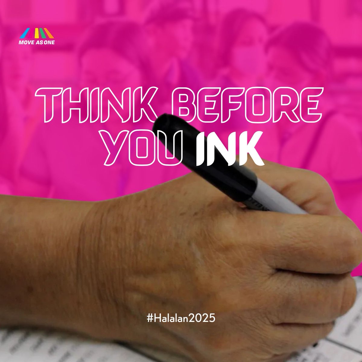MoveAsOnePH's tweet photo. Your vote matters. Make it count.
#MoveAsOne #Halalan2025 #PhVotes https://t.co/hZTxXw9KEJ