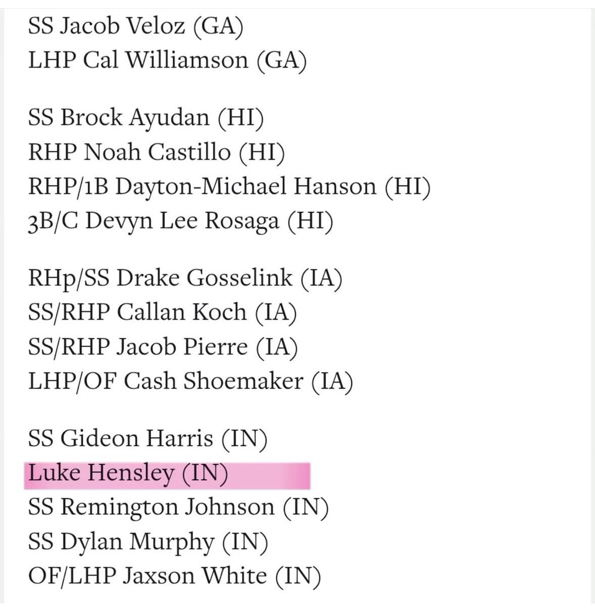 SBA Mid-America (@sbamidamerica) on Twitter photo Thank you for the shout out <a href="/ShooterHunt/">Shooter Hunt</a> ! <a href="/luke_hensley28/">luke hensley</a> is off to a great start and definitely a high follow! 6’4” lefty that’s been up to 86 and is hitting .559 this spring! <a href="/PrepBaseballIN/">Prep Baseball Indiana</a> <a href="/PB_Uncommitted/">Prep Baseball Uncommitted</a> <a href="/PG_Scouting/">Perfect Game Scout</a> <a href="/ScoutConnectBB/">ScoutConnect</a> <a href="/DeegsBaseball/">Diego</a> <a href="/Coach_Jay__/">Jabari Brown</a> Thank you for the shout out <a href="/ShooterHunt/">Shooter Hunt</a> ! <a href="/luke_hensley28/">luke hensley</a> is off to a great start and definitely a high follow! 6’4” lefty that’s been up to 86 and is hitting .559 this spring! <a href="/PrepBaseballIN/">Prep Baseball Indiana</a> <a href="/PB_Uncommitted/">Prep Baseball Uncommitted</a> <a href="/PG_Scouting/">Perfect Game Scout</a> <a href="/ScoutConnectBB/">ScoutConnect</a> <a href="/DeegsBaseball/">Diego</a> <a href="/Coach_Jay__/">Jabari Brown</a>