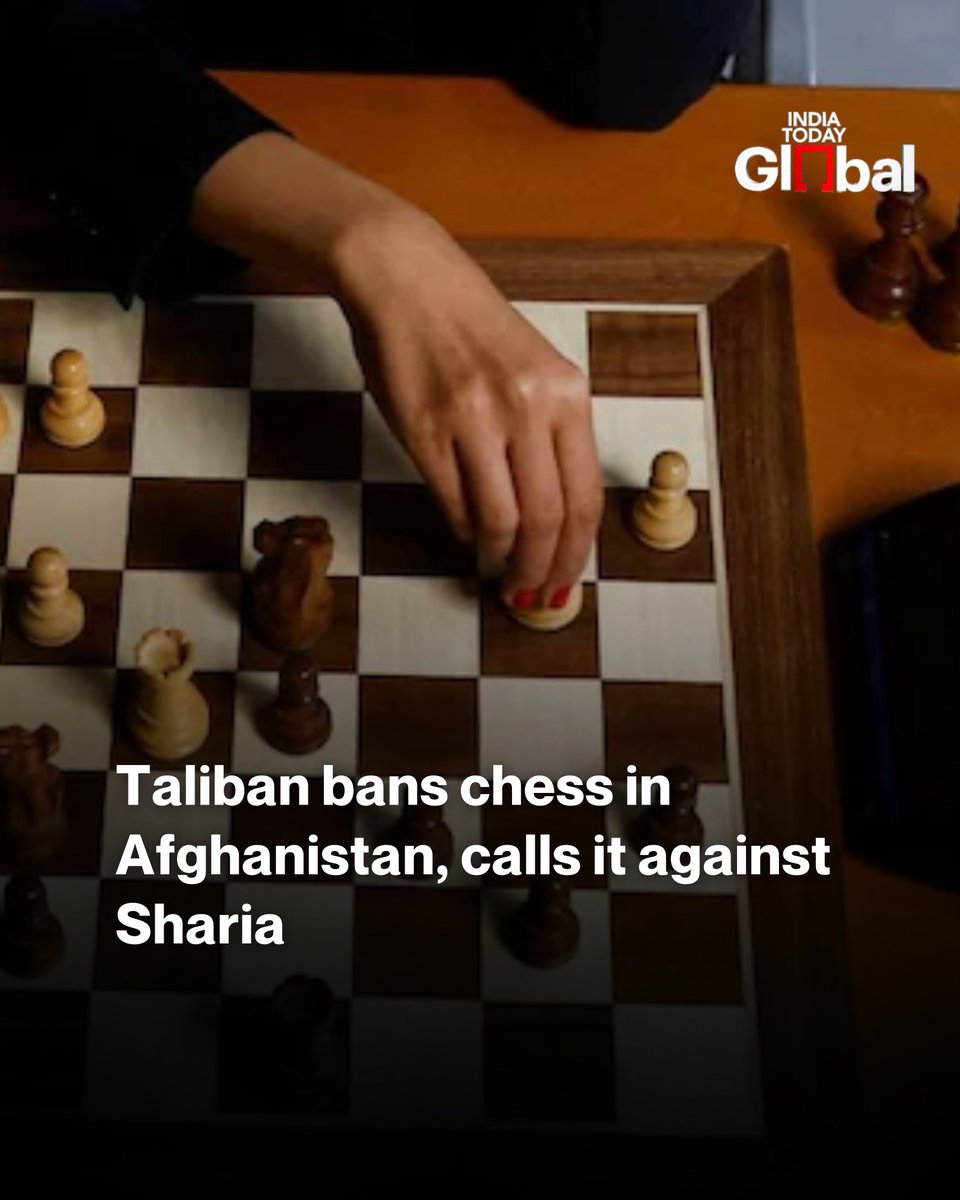 The Taliban government has suspended chess in Afghanistan until further notice, citing concerns that the game may be linked to gambling, which is illegal under the country’s strict interpretation of Islamic law. A sports official confirmed the suspension on Sunday.

More details: