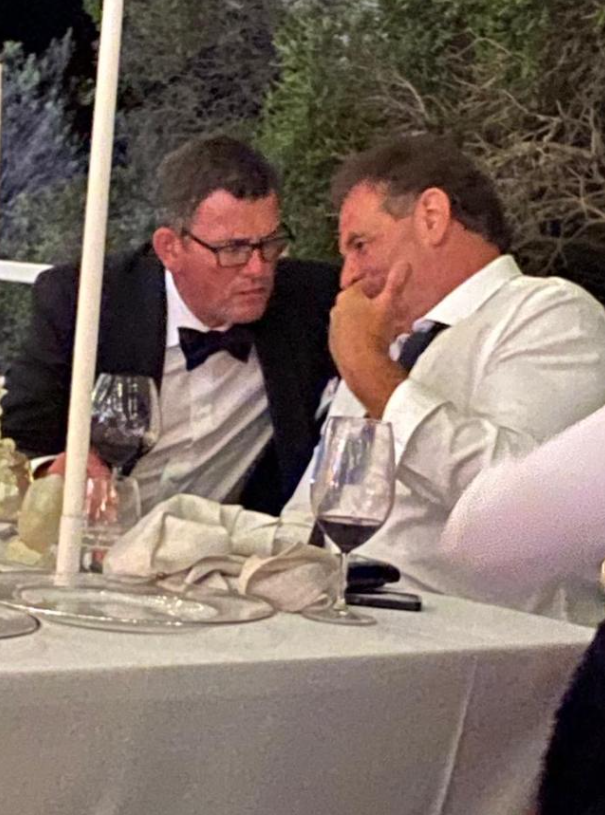 So, Dan Andrews has "never met John Setka", eh?

"Photos have emerged of controversial former CFMEU boss John Setka deep in conversation with Daniel Andrews when he was still premier.

"The images, provided to the Herald Sun, explode the myth that the two powerful Labor men never