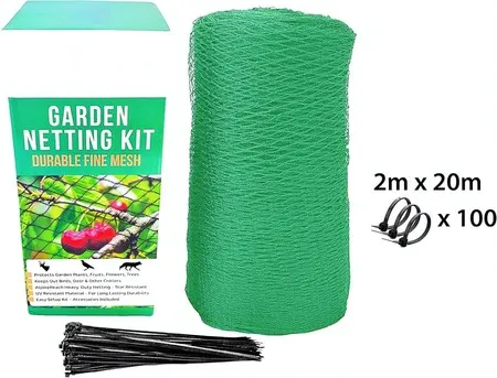 BestDealsCoNz's tweet image. Garden Bird Netting 2x20m Heavy Duty Now: $29.95
bit.ly/4j24q59
#gardennet #netting #birdnet #plantprotection #mesh #fencing #net