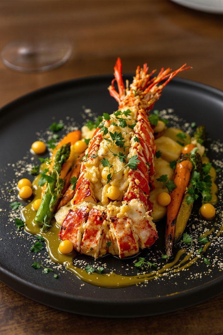 Lobster Thermidor with Parmesan Gratin – A Fine Dining Masterpiece