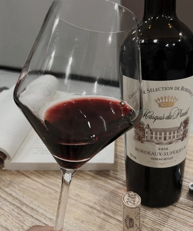 The experience of reading a book and sipping French wine is delightful. Wine is a highly enjoyable beverage, with each variety possessing its own unique characteristics #WineOClock #BordeauxVibes