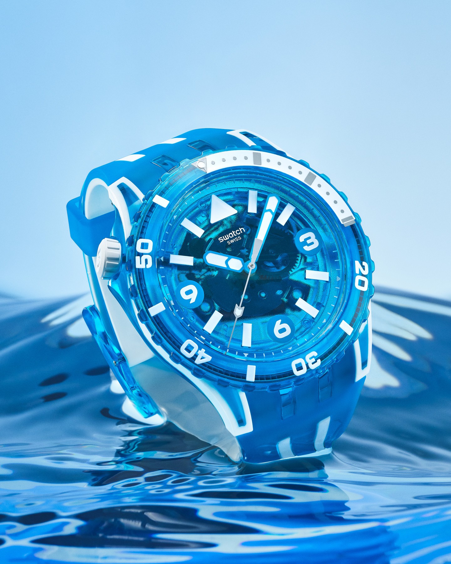 swatch スウォッチ スクーバ 月と星 ゴールド