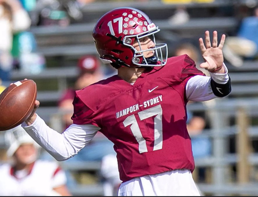 Connor Langford 2026 QB (@_connorlangford) on Twitter photo After a great conversation with <a href="/Coach_Luvara/">Vince Luvara</a> I am blessed to receive my first offer from Hampden-Sydney College!
<a href="/CoachRWilson/">Ryan Wilson</a> <a href="/HSC__FOOTBALL/">H-SC Football</a> <a href="/CHSBears_FB/">Cambridge HS Football</a> <a href="/CoachJones_CHS/">Tyler Jones</a> <a href="/CoachDeWeese/">Pete DeWeese</a> <a href="/CoachCarlVice/">Carl Vice</a> <a href="/CoachMorgan63/">Blake Morgan</a> After a great conversation with <a href="/Coach_Luvara/">Vince Luvara</a> I am blessed to receive my first offer from Hampden-Sydney College!
<a href="/CoachRWilson/">Ryan Wilson</a> <a href="/HSC__FOOTBALL/">H-SC Football</a> <a href="/CHSBears_FB/">Cambridge HS Football</a> <a href="/CoachJones_CHS/">Tyler Jones</a> <a href="/CoachDeWeese/">Pete DeWeese</a> <a href="/CoachCarlVice/">Carl Vice</a> <a href="/CoachMorgan63/">Blake Morgan</a>