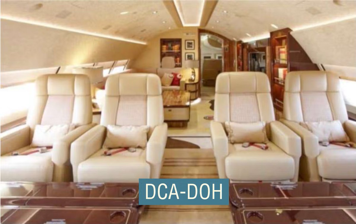 Ben Smith (@semaforben) on Twitter photo New details inside the Qatar "palace in the sky" on offer to Trump, from <a href="/ShelbyTalcott/">Shelby Talcott</a> & me off a marketing document.
Also: This is the second time Qatar has offered a luxury 747 to a head of State. Erdogan got one in 2016. New details inside the Qatar "palace in the sky" on offer to Trump, from <a href="/ShelbyTalcott/">Shelby Talcott</a> & me off a marketing document.
Also: This is the second time Qatar has offered a luxury 747 to a head of State. Erdogan got one in 2016.