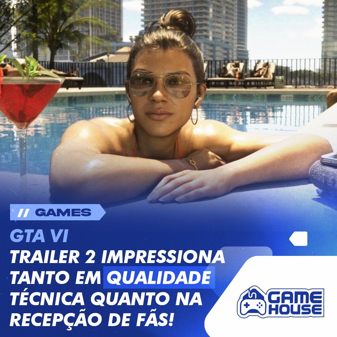 😎 Grand Theft Auto 6 continua sendo o assunto mais comentado dos últimos dias graças ao seu segundo trailer. Com o hype elevado dos fãs, o jogo impressiona com um nível de detalhes gráficos e técnicos absurdos, segundo a Rockstar, tudo gerado pelo motor gráfico do game em um PS5