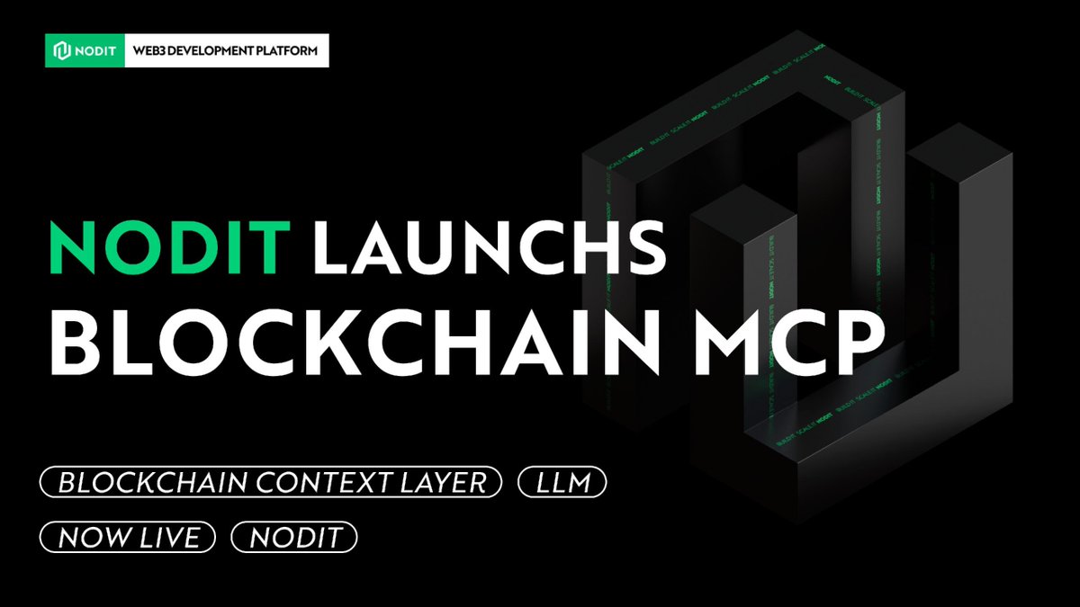 MoveSpiders (@movespiders) on Twitter photo A helpful article from our partner <a href="/NoditPlatform/">NODIT l Get Started For Free 💻</a> explains their special feature Blockchain MCP, enabling seamless LLM integration.
Read more at: vn.tokenpost.com/news/blockchai… A helpful article from our partner <a href="/NoditPlatform/">NODIT l Get Started For Free 💻</a> explains their special feature Blockchain MCP, enabling seamless LLM integration.
Read more at: vn.tokenpost.com/news/blockchai…