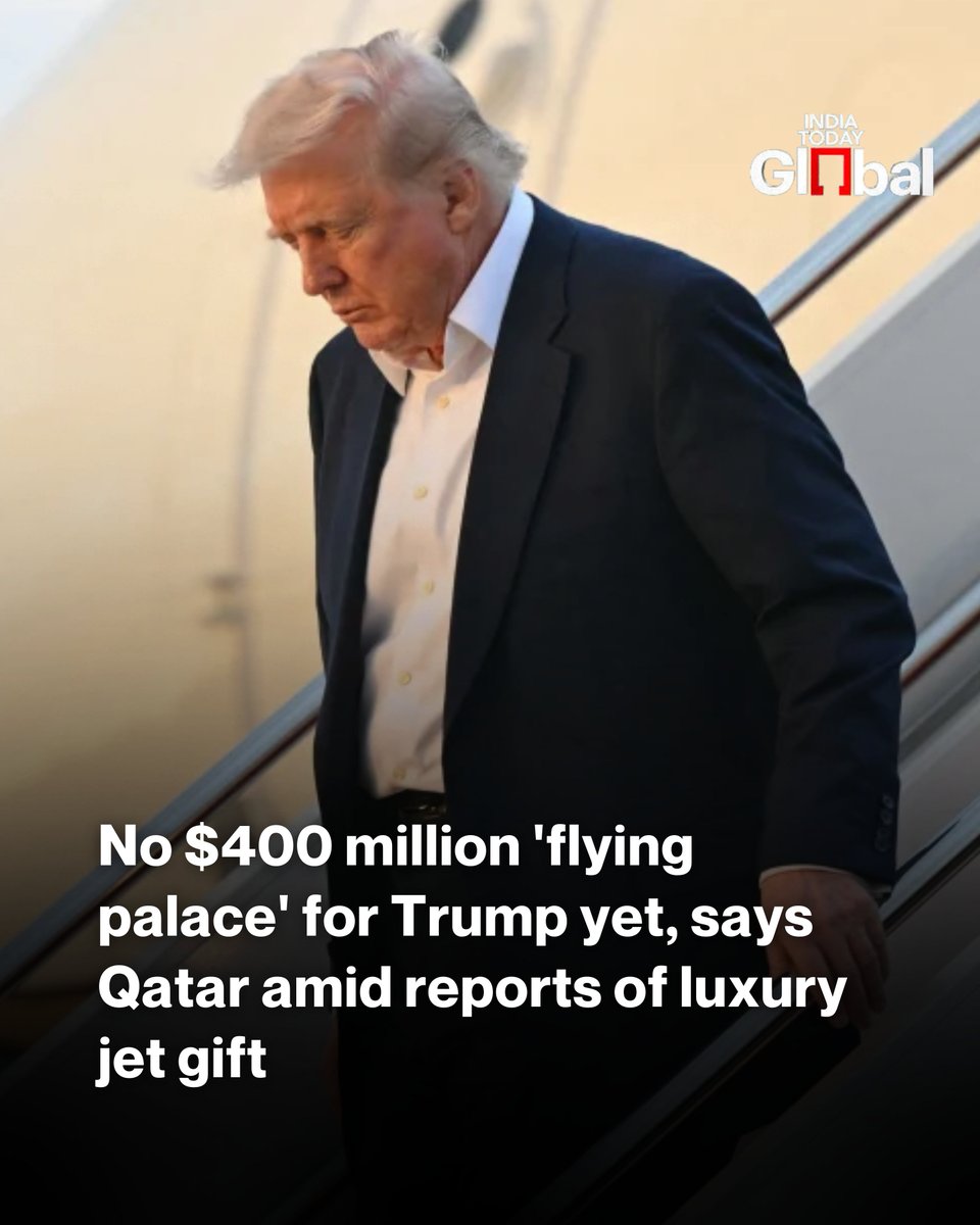 US President Donald Trump could soon be flying on a luxury Boeing 747-8 jumbo jet provided by the Qatari royal family, as both nations discuss the potential transfer of the aircraft during his visit to the Middle East.

US officials confirmed to ABC News that the estimated $400