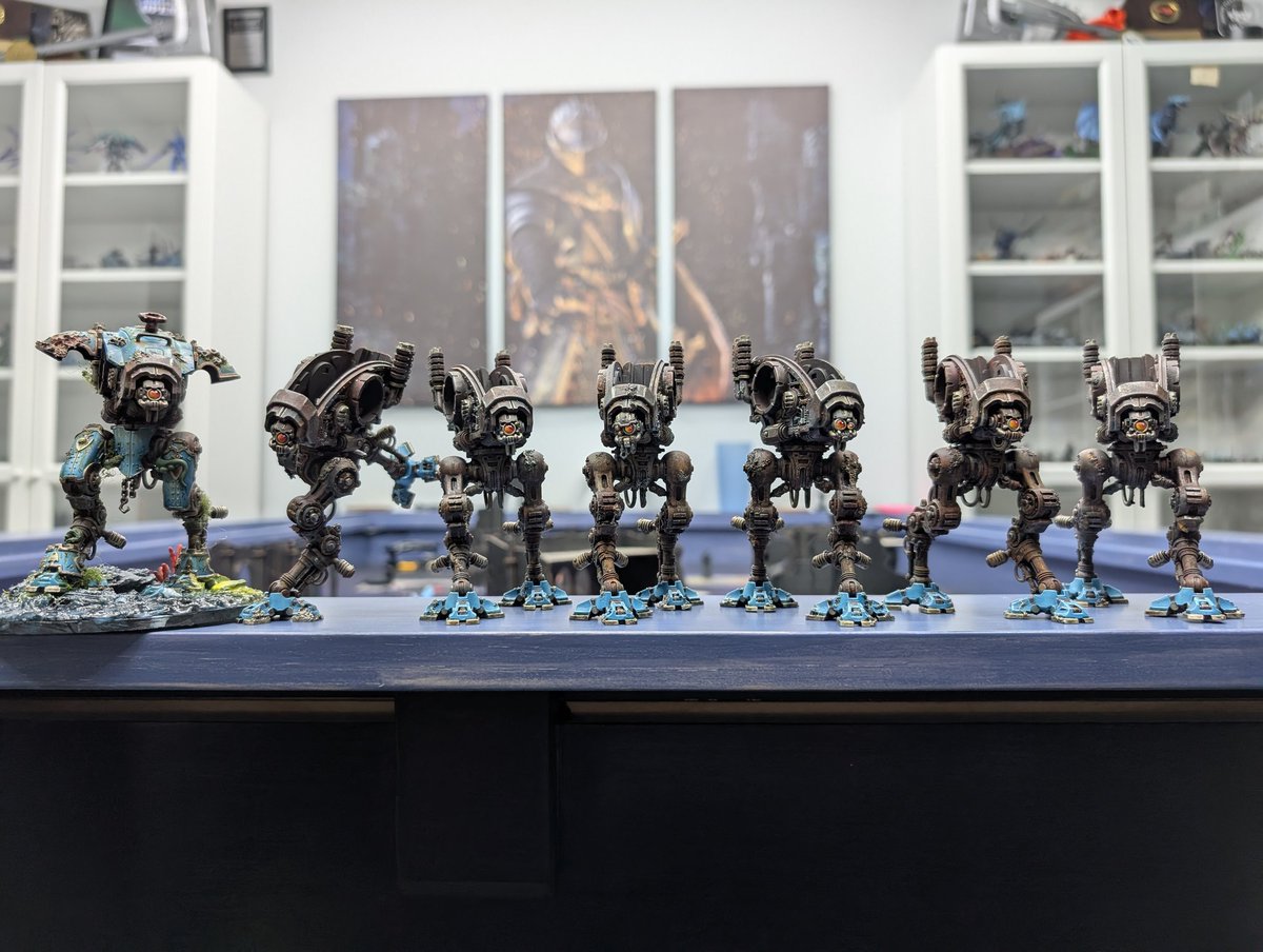 Making some progress on my knights!