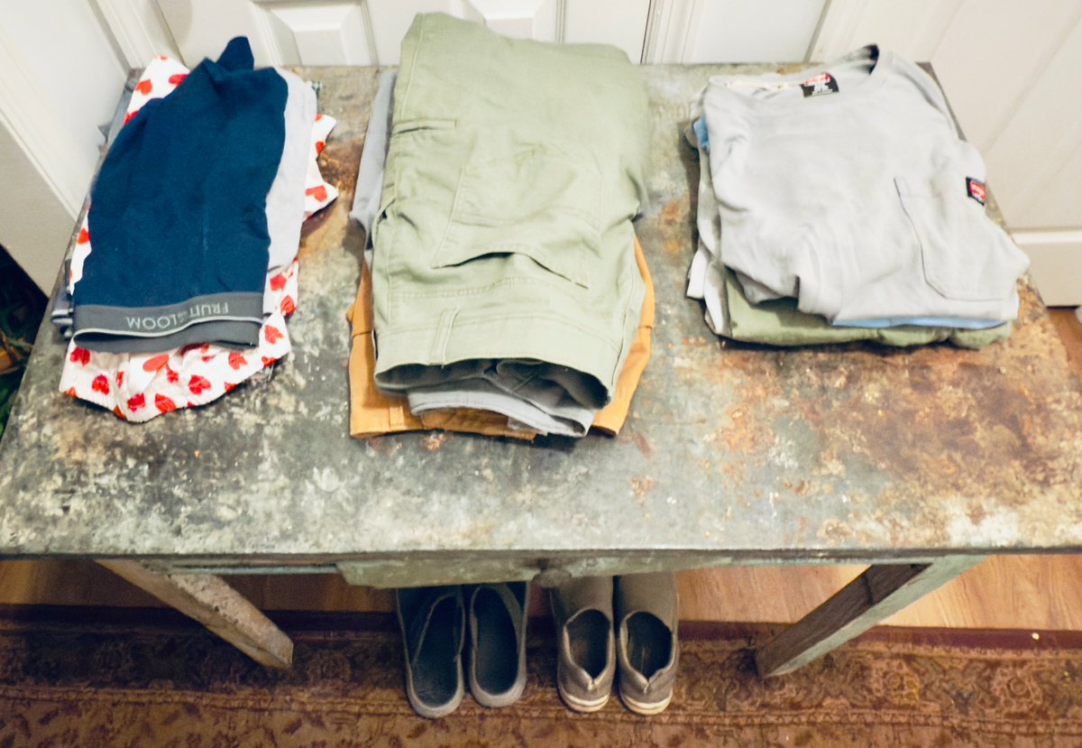 Clothing setup for Dad