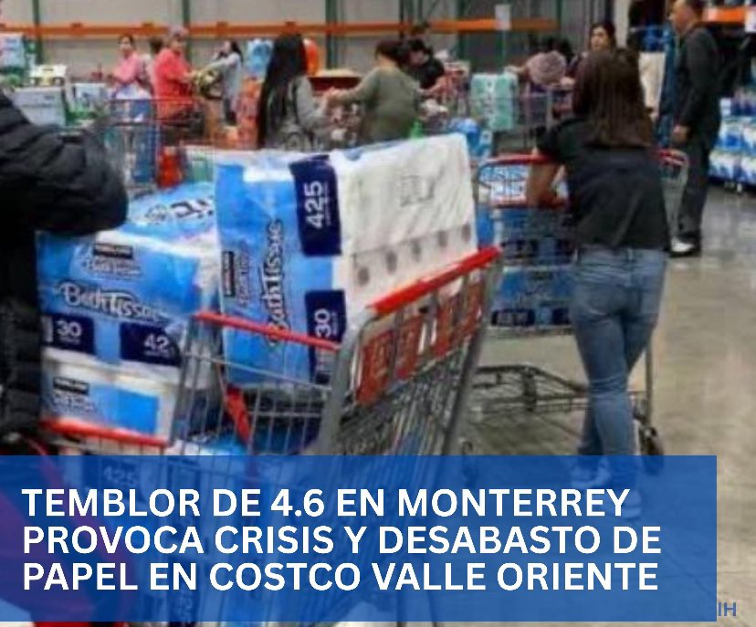 carmeluchis's tweet photo. Caos en Costco, #temblorMty https://t.co/0cq6n1piPS