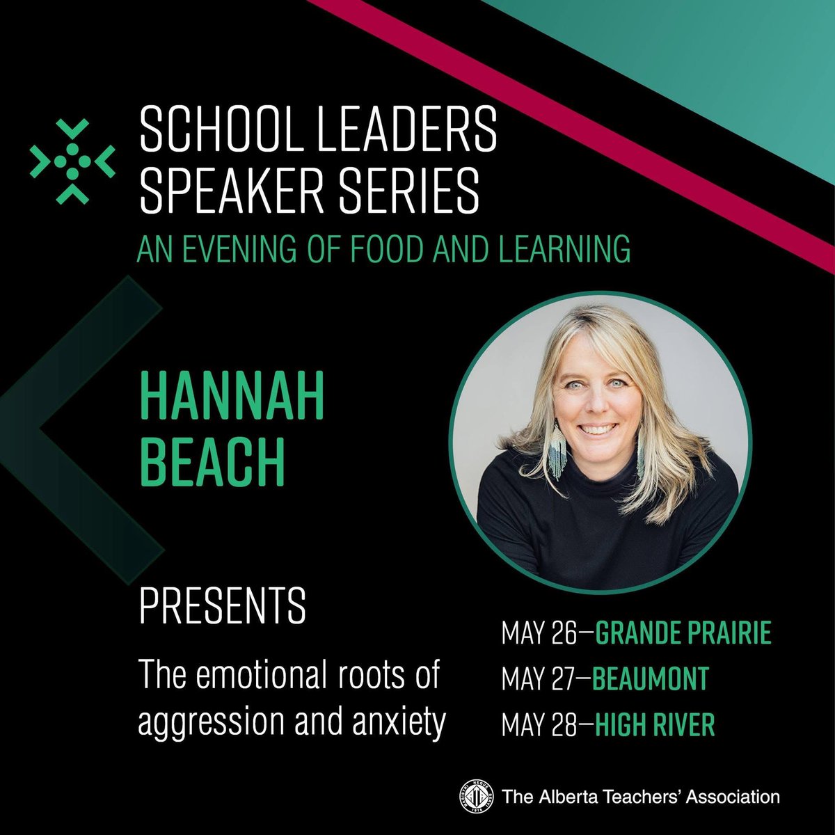Join Hannah Beach in the Leaders’ Speaker Series “Emotional Roots of Aggression and Anxiety.” In an evening of appies &amp; insights, you’ll learn trauma-sensitive strategies on building, nurturing and protecting the student-teacher relationship.

Register at tiny.cc/AppiesAndInsig…