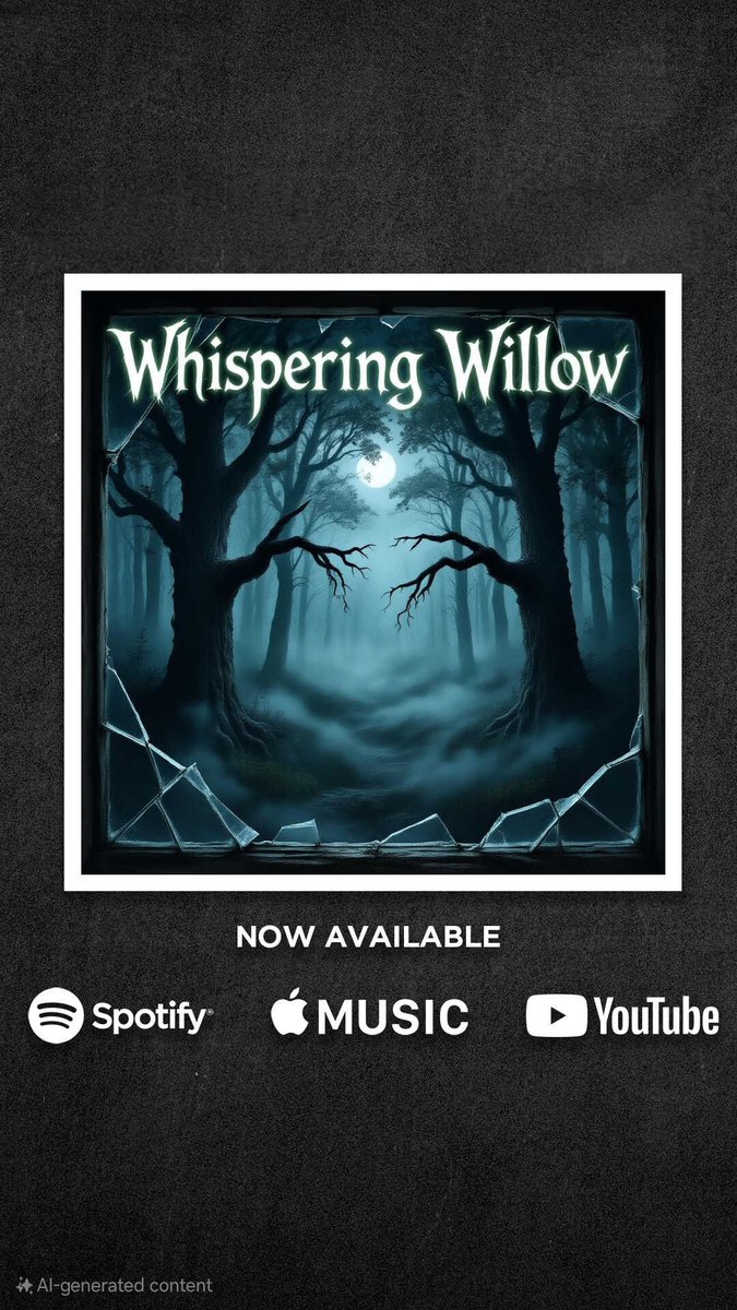 The Whispering Willow watches silently, waiting, listening, calling your name. Do you dare to listen? 

🎵 Listen now: ffm.to/pqynmex

#music #song #melody #instagood #newsong #favoritesong #bestsong #listentothis #goodmusic #instamusic #spotify #explorepage #dj #tiktok