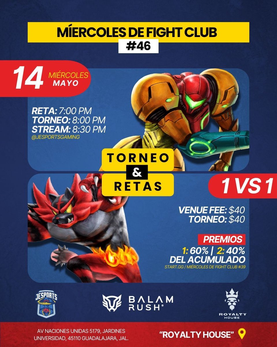 ÉPALE ÉEEPAALEEE 🗣️

Nos vemos en la reta del miércoles en punto de las 7 pm, sobrin@s 🫡

Inscripción ➡️ DM 📨