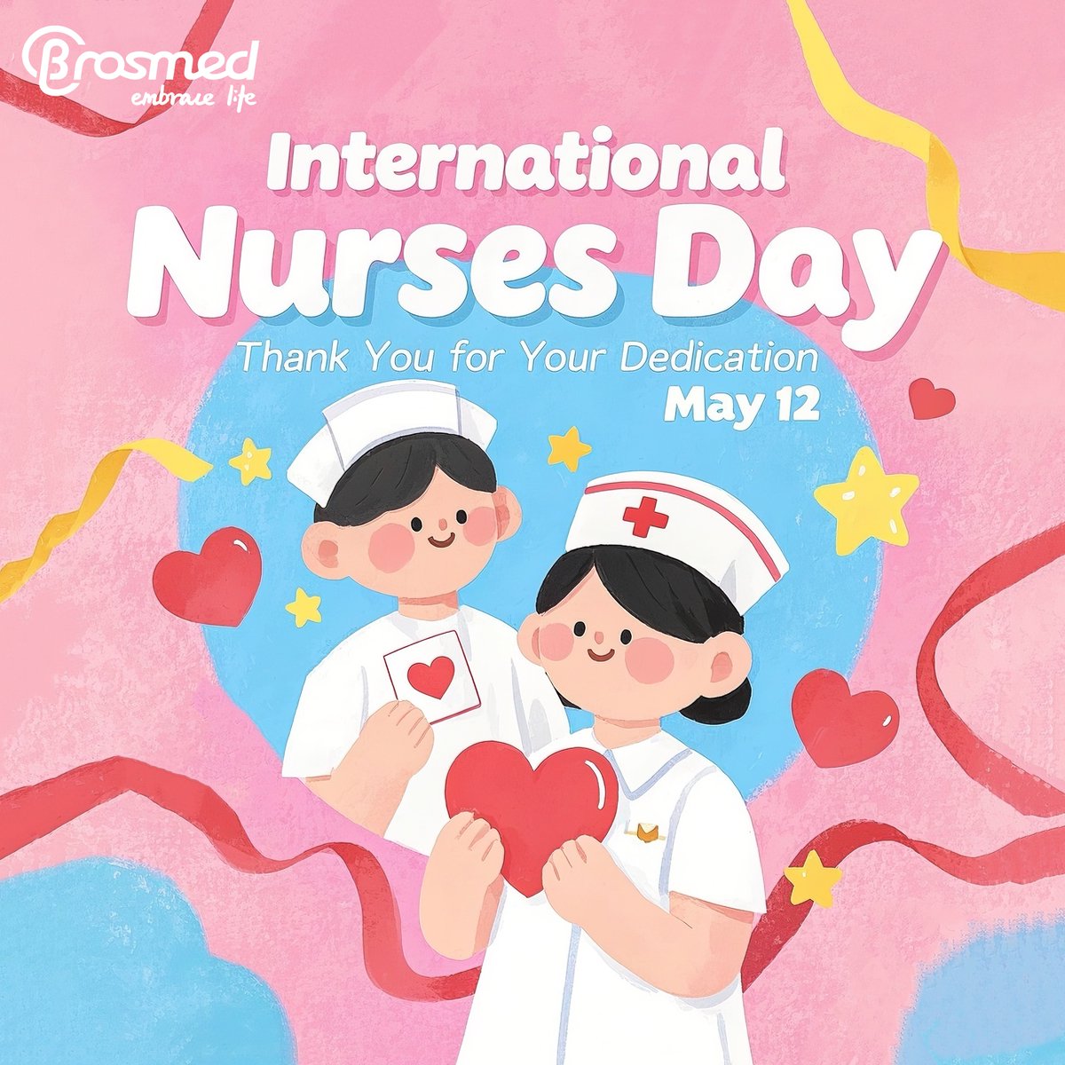 🌸✨ Happy International Nurses Day 2025! ✨🌸

Today, we honor the strength, compassion, and dedication of nurses around the world. 🩺❤️

Wishing all nurses heartfelt thanks and a day full of joy and love.💐

From all of us at #BrosMed

#InternationalNursesDay #ThankYouNurses