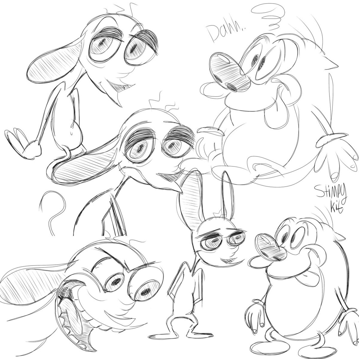 sodybastard's tweet image. Stewpid warmups
#renandstimpy