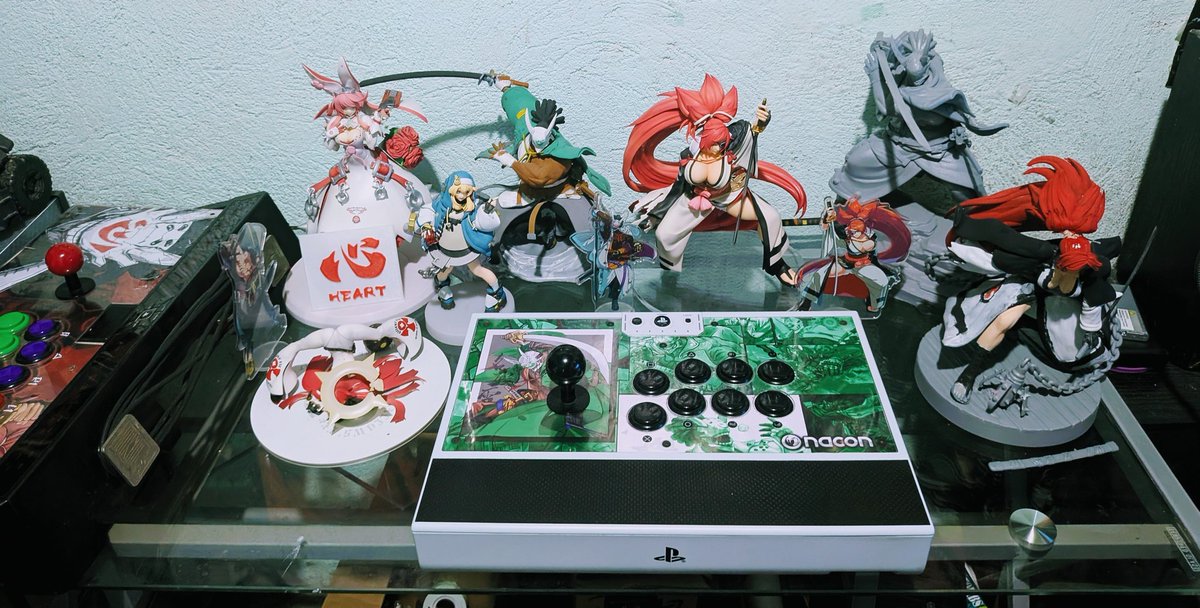 Algo de mi pequeña colección de figuras de guilty gear 😵‍💫#GGST #GUILTYGEAR #GGST_NA #GGST_BA