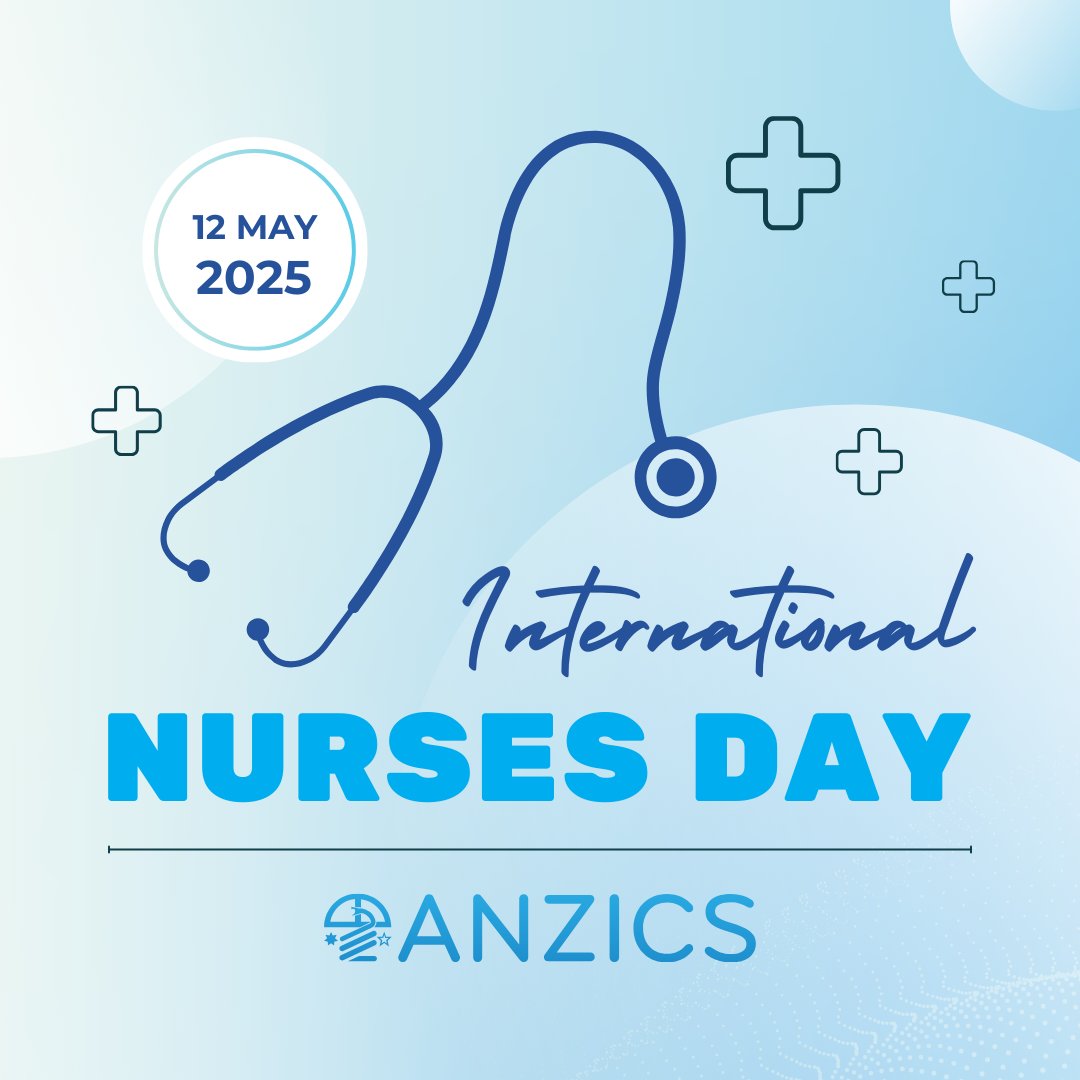 anzics's tweet image. On #InternationalNursesDay, ANZICS honours the incredible ICU nurses across Australia, New Zealand and beyond — the heartbeat of critical care. Your expertise, compassion and resilience keep our ICUs running and save lives every day. #ICUnurses #ANZICS #InternationalNursesDay2025