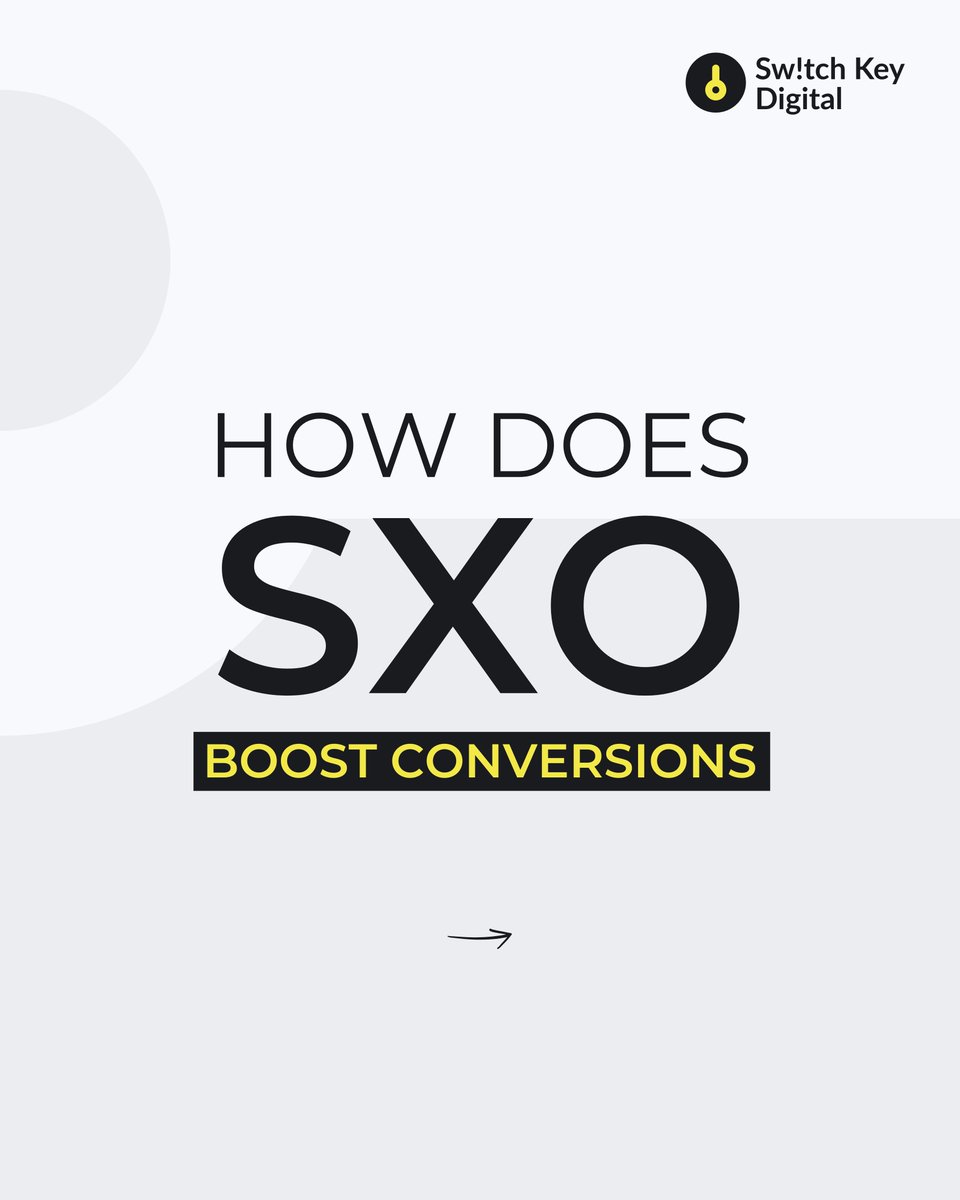 SwitchKDigital's tweet photo. You're getting traffic, but conversions are flatlining. 
Your site looks great, but visitors aren't sticking around. 
Your lead generation efforts are falling short. 

That's where SXO comes in to turn things around! 

#SwitchKeyDigital #SXO #SEO #UX #CRO https://t.co/sXzQCYy1O5