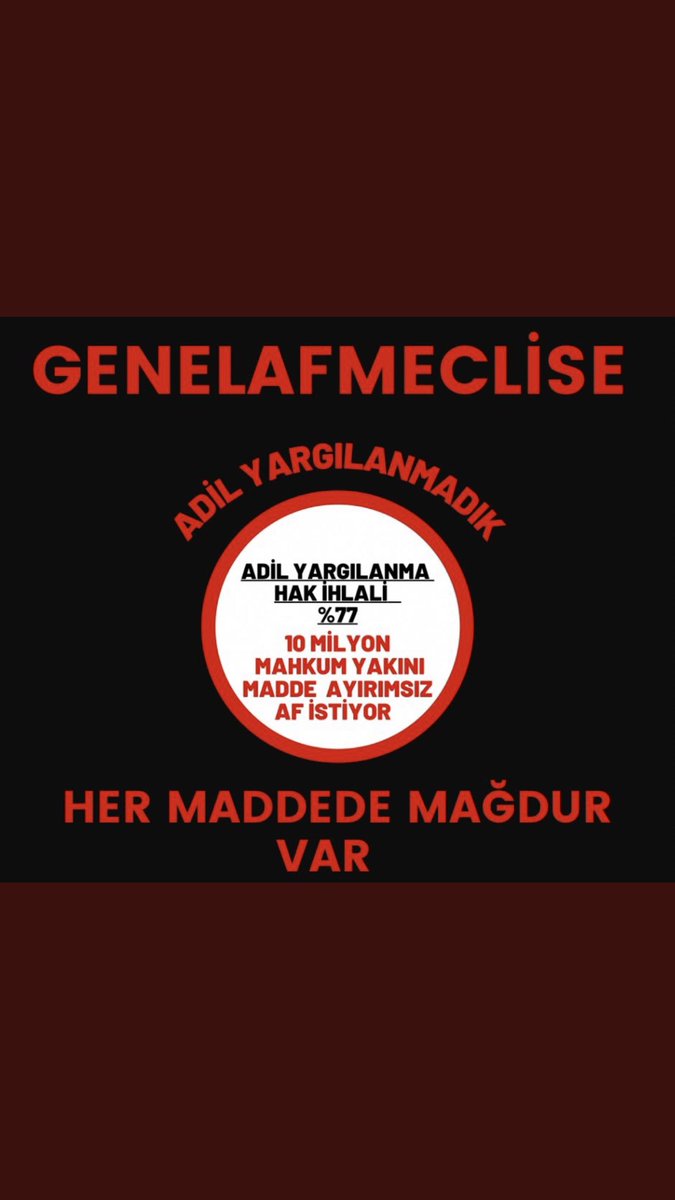 GENEL AF GELSİN..