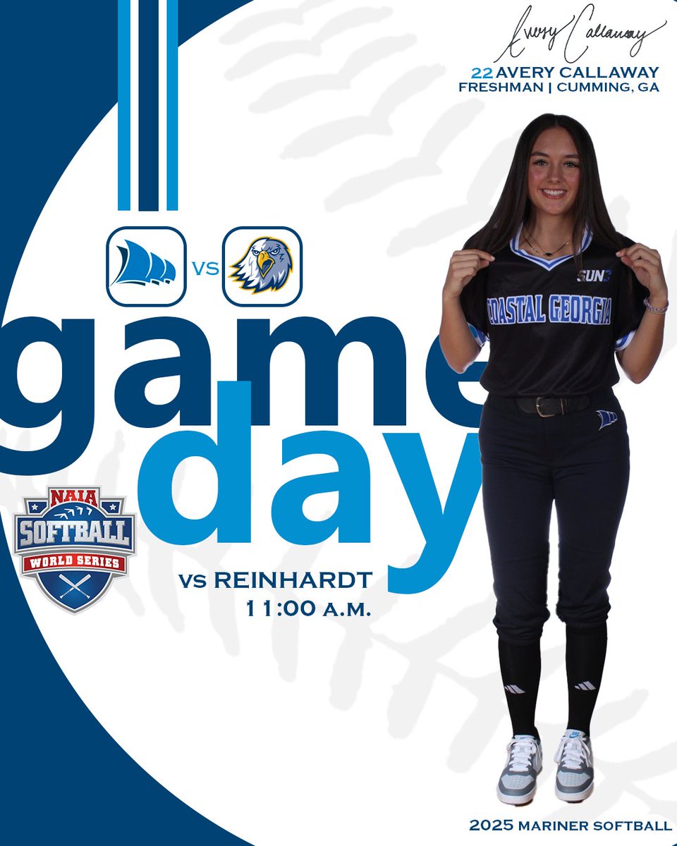 It's go time in the big one!

🥎: vs #5 Seed Reinhardt
📍: Marion, Ind. | Indiana Wesleyan University
⌚️: 11:00 AM EST
📈: shorturl.at/Ondri
📺($): shorturl.at/vywBB
🎟️: shorturl.at/q72dF

#HailTheSail